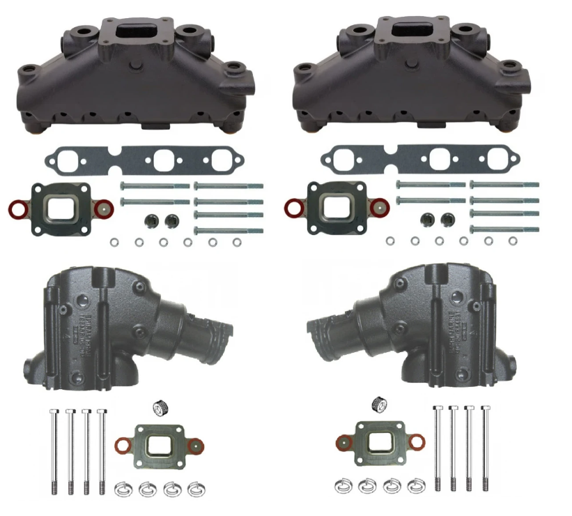 Aftermarket Mercruiser Exhaust Manifold and Riser Kits